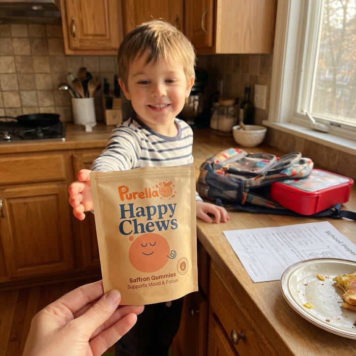 Customer holding product