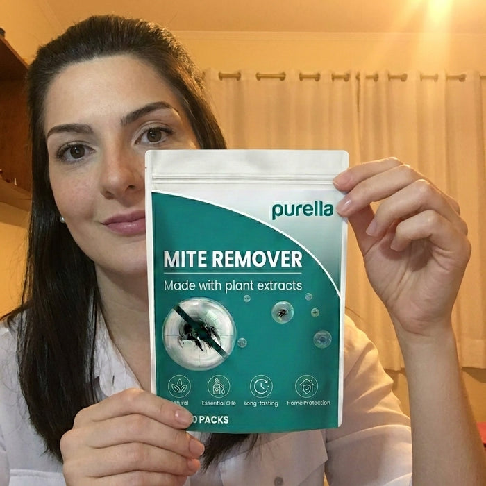 Customer holding product